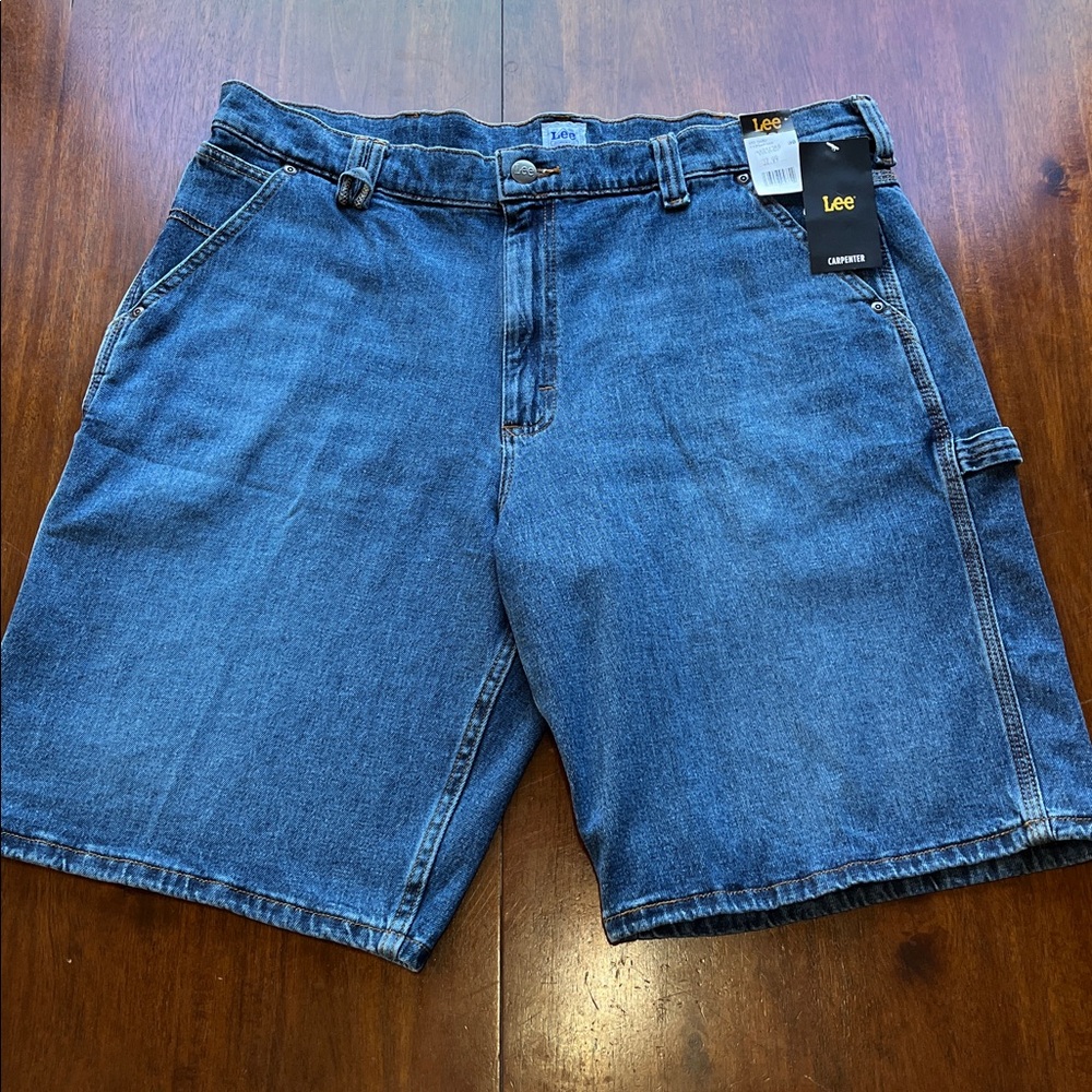 NWT Lee Carpenter Jeans in Mid Dark Blue